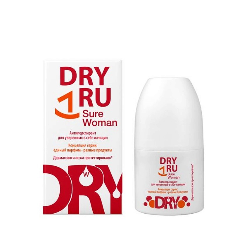 DRY RU Антиперспирант для уверенных в себе женщин Sure Woman Roll on