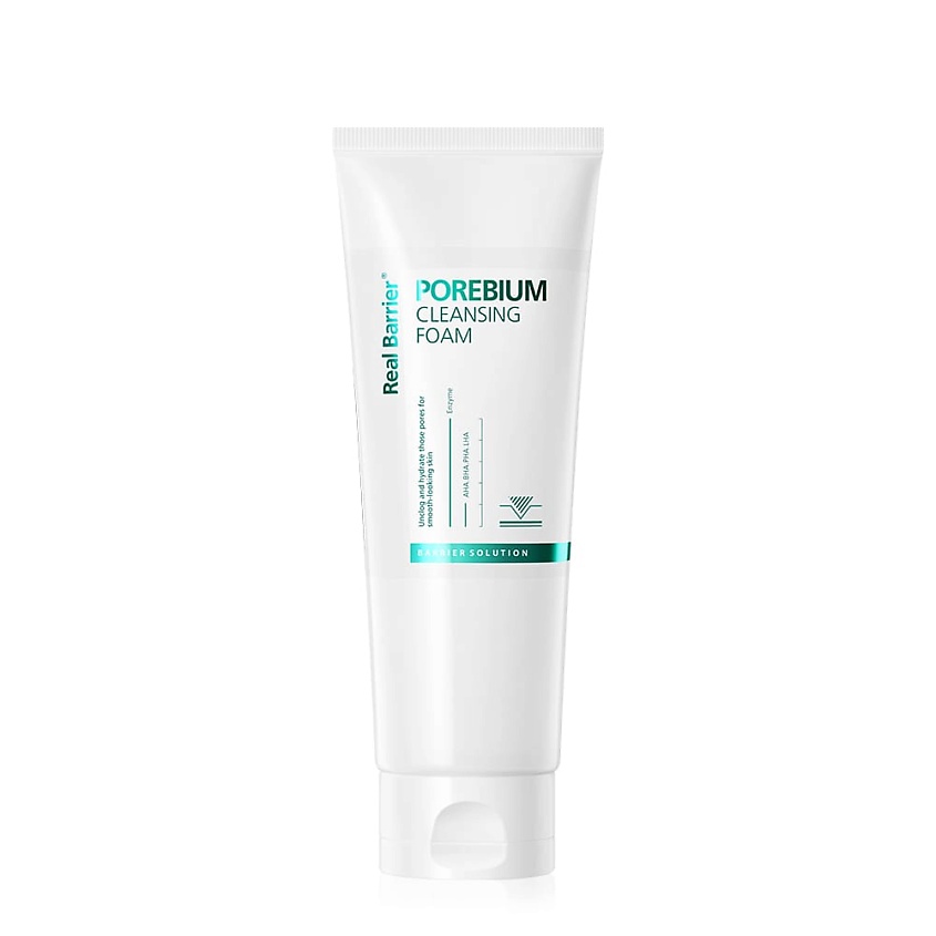 REAL BARRIER Очищающая пенка для умывания лица Porebium Cleansing Foam