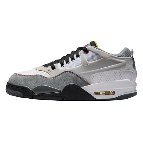 Кроссовки 4 Rm Premium White Black Smoke Grey Fire Red