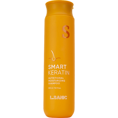 Питательный восстанавливающий шампунь с кератином Smart Keratin