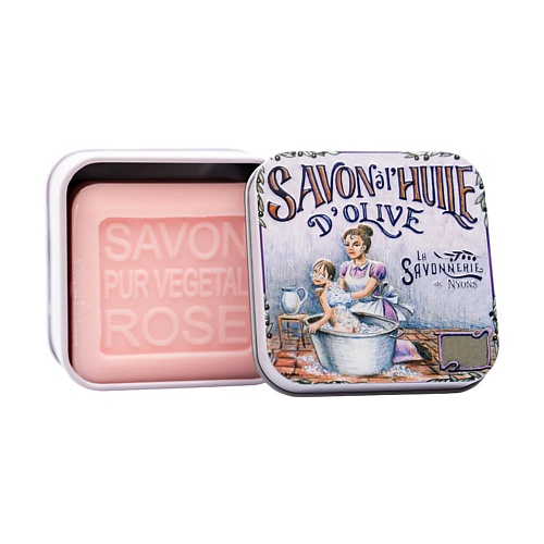 LA SAVONNERIE DE NYONS Мыло с розой Ванна 100 la savonnerie de nyons мыло с изысканной розой прямоугольное 100