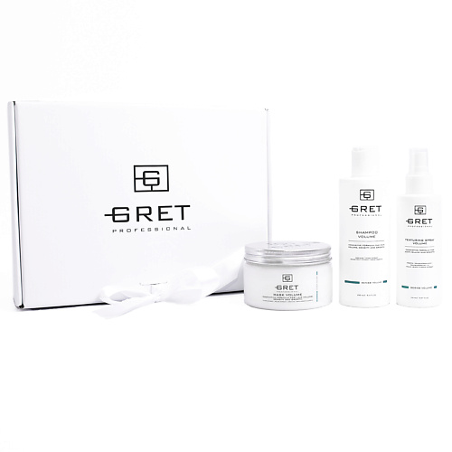 GRET Professional Набор для ухода за волосами Volume праздничный набор 2023 уход за окрашенными волосами