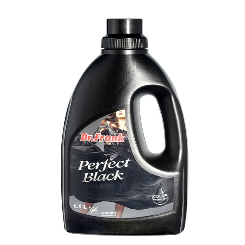 DR.FRANK Жидкое средство для стирки черного белья Perfect Black, 100 стирок 1100 abc жидкое стиральное средство для белого белья 1500