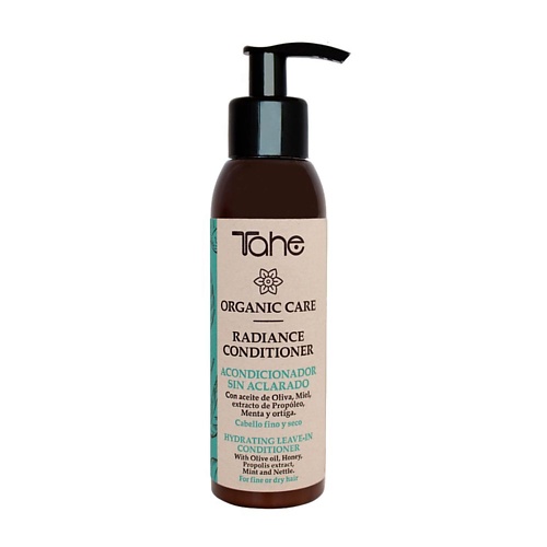 TAHE Кондиционер для тонких и сухих волос ORGANIC CARE RADIANCE 100 tahe шампунь для густых и сухих волос organic care original oil shampoo 300
