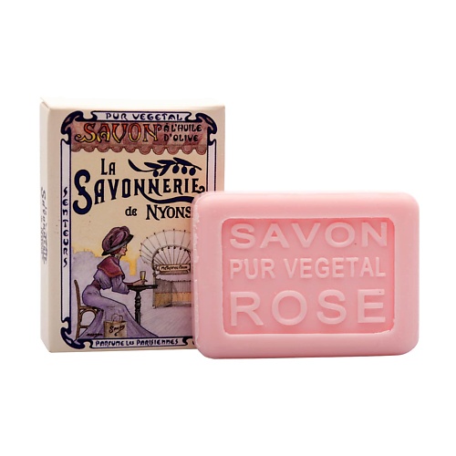 LA SAVONNERIE DE NYONS Гостевое мыло с розой Метрополитен 25 la savonnerie de nyons мыло с эдельвейсом сербернар 100