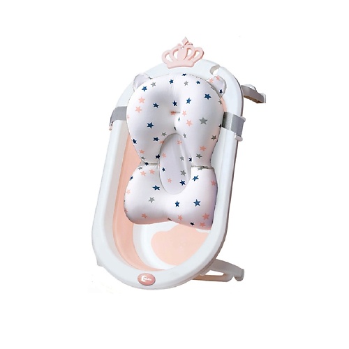 LALA-KIDS Комплект для купания новорожденных, ванночкча + матрасик, бирюзовый MPL123508 LALA-KIDS Комплект для купания новорожденных, ванночкча + матрасик, бирюзовый - фото 1