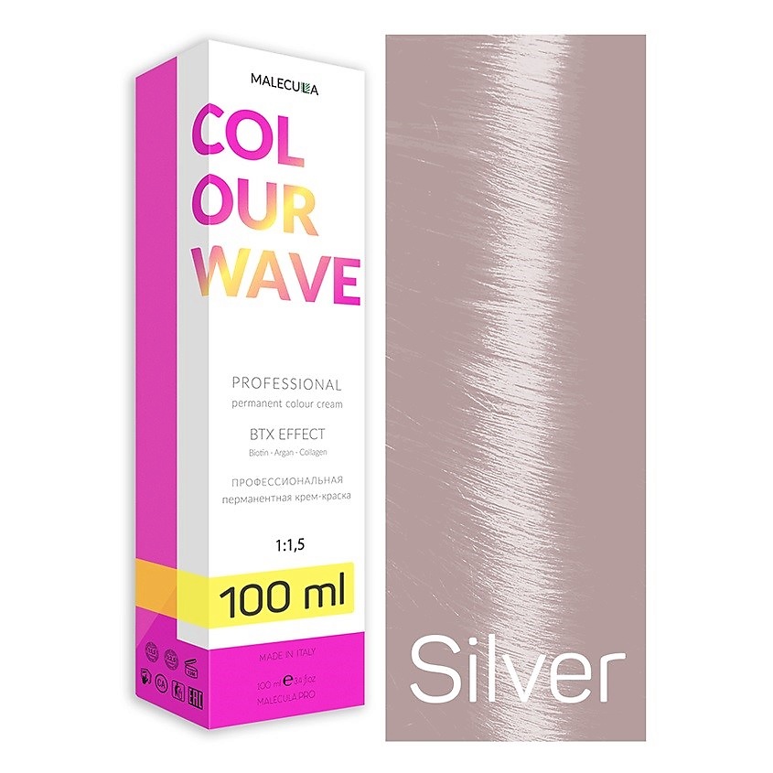 

MALECULA Корректор Colour Wave Серебряный