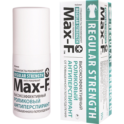 MAX-F DEODRIVE Антиперспирант Max-F NoSweat 15% 50.0 max f deodrive подростковый дезодорант max bio junior aroma летняя прохлада 50 0