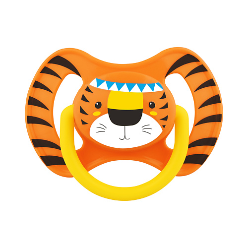 LUBBY Пустышка латексная со скошенным соском, тигр,  с 6 месяцев тяжелый танк тигр полная иллюстрированная энциклопедия