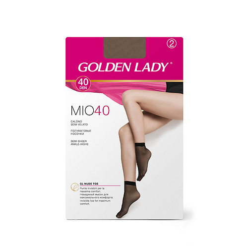 GOLDEN LADY Носки женские 40 den MIO (2 пары) Daino minimi носки daino 0 2 пары mini estivo 8