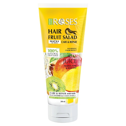Маска для волос NATURE OF AGIVA Маска для волос Hair Fruit Salad (манго, киви, авокадо) маска для волос витэкс маска для волос 3в1 fruit therapy манго масло авокадо