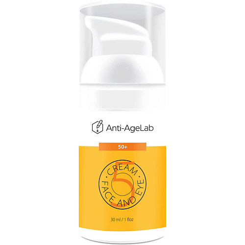 ANTI-AGELAB Крем пептидный антивозрастной от морщин 50+  для области вокруг глаз, лица, шеи 30 anti agelab крем сыворотка ботокс эффект филлер для заполнение морщин с пептидами мужская 10