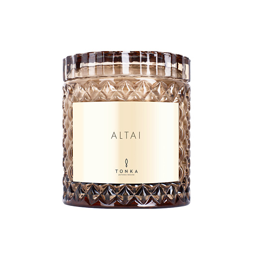 TONKA PERFUMES MOSCOW Ароматическая свеча «ALTAI» 220 nyashnyash ароматическая свеча мандарин 200