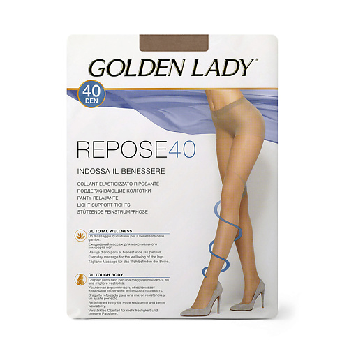 GOLDEN LADY Колготки женские 40 den Repose Playa 5 golden lady носки женские piccolino супер укороченный nero 35 38