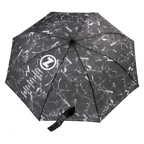 PLAYTODAY Зонт-полуавтомат черный playtoday зонт трость механический nature s look