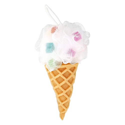 DECO. Мочалка для тела синтетическая (ice cream) deco губка для тела со шнурком strawberry