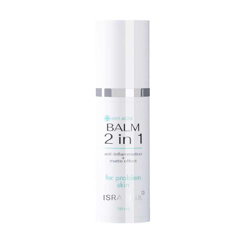 фото Бальзам для проблемной кожи 2 в 1 balm 2 in 1 anti acne 50 мл israelik