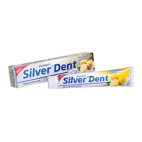 MODUM Паста зубная SILVER DENT Экстра отбеливание с лимоном 100 dk dent зубная паста классическая oral care