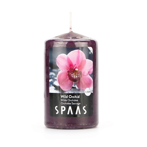 SPAAS Свеча-столбик ароматическая Дикая орхидея 1