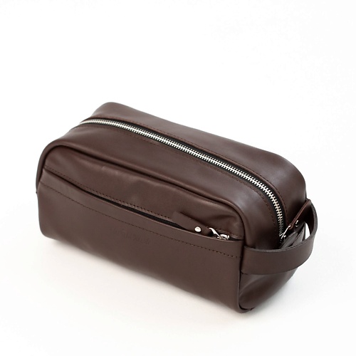 HARD CRAFT Несессер-сумка из натуральной кожи, чёрная сумка монтажника универсальная квт с 01 вместительная плечевая