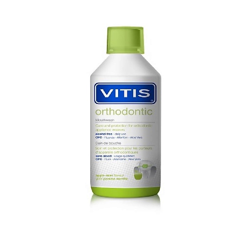 DENTAID Ополаскиватель для полости рта VITIS Orthodontic 500 dentaid ополаскиватель vitis cpc protect 500