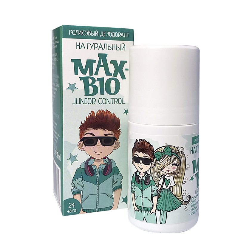 фото Подростковый дезодорант max-bio junior control 50 мл max-f deodrive