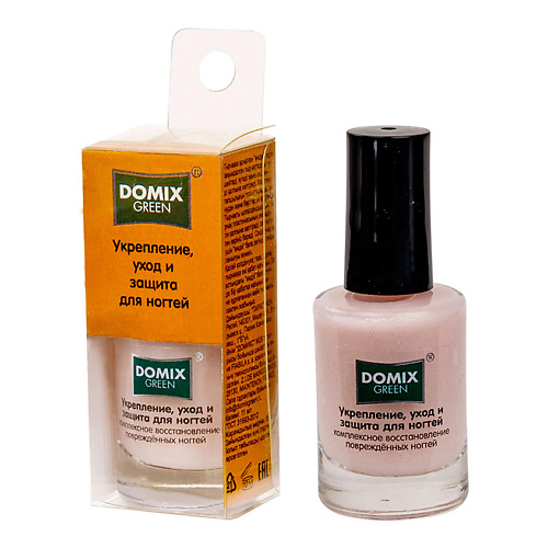 DOMIX GREEN Укрепление, уход и защита для ногтей 11 domix dgp сухое молекулярное масло для ногтей для влажной кожи 30