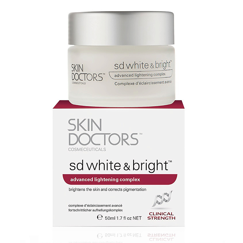 фото Отбеливающий крем для лица и тела sd white & bright skin doctors