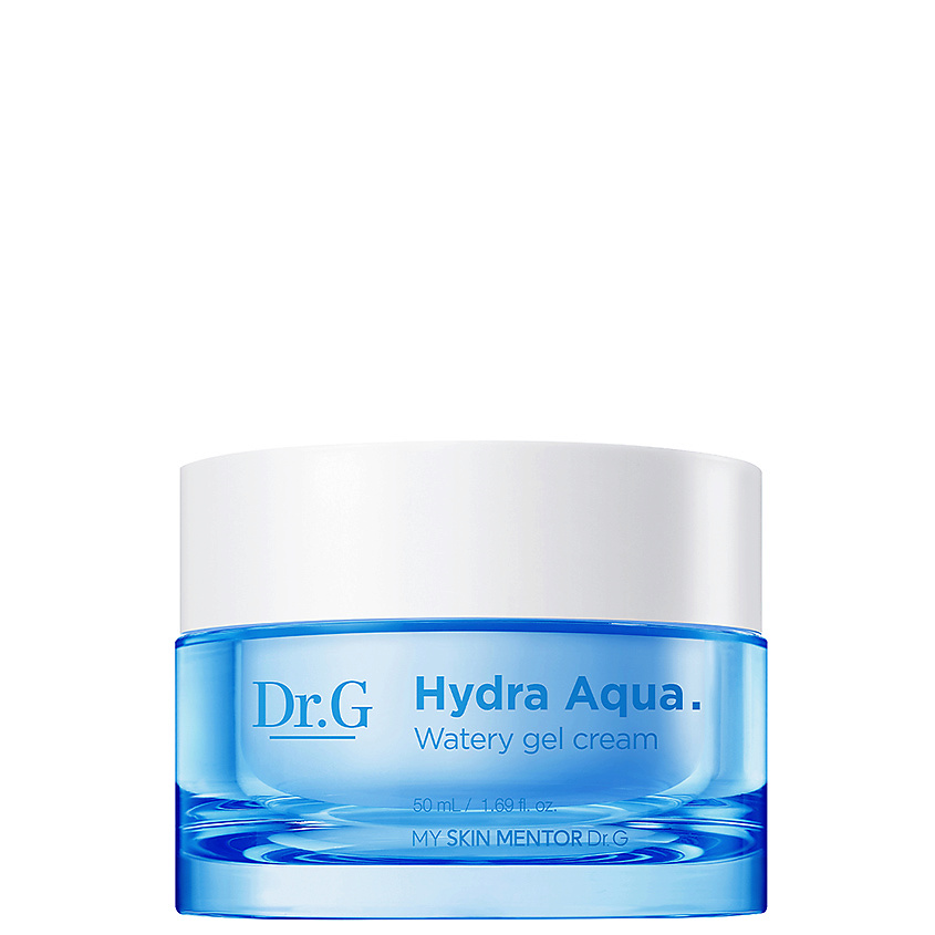 фото Dr.g увлажняющий крем-гель для лица с гиалуроновой кислотой "hydra aqua watery gel cream"