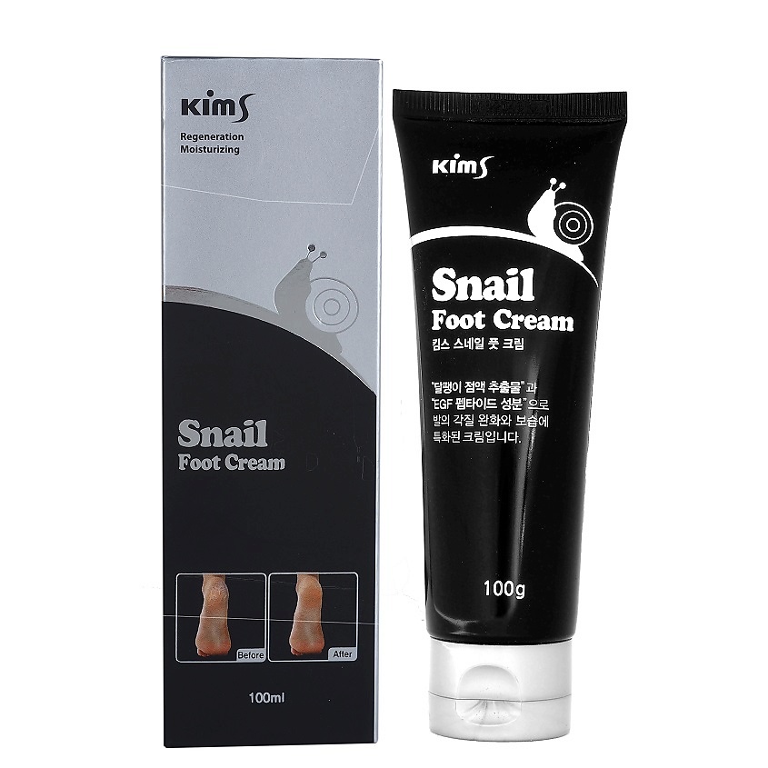 фото Kims улиточный крем для ног snail foot cream