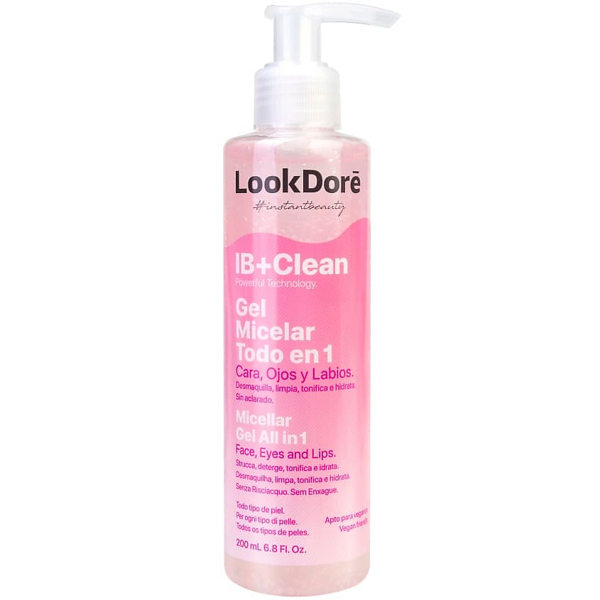 фото Look dore мультифункциональный мицеллярный гель ib+clean all in 1