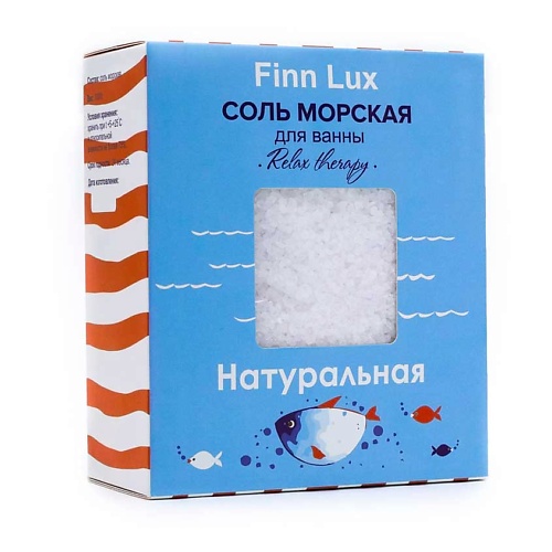 фото Finnlux ароматическая соль для ванны "натуральная"