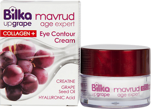 фото Bilka крем для кожи вокруг глаз anti age регенерирующий серии "mavrud age ехреrt collagen+"