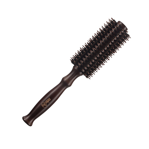 MELONPRO Брашинг с облегченной деревянной ручкой и натуральной щетиной 22 мм hairway брашинг hairway style деревнная основа комбинированная щетина 18мм 12 рядов