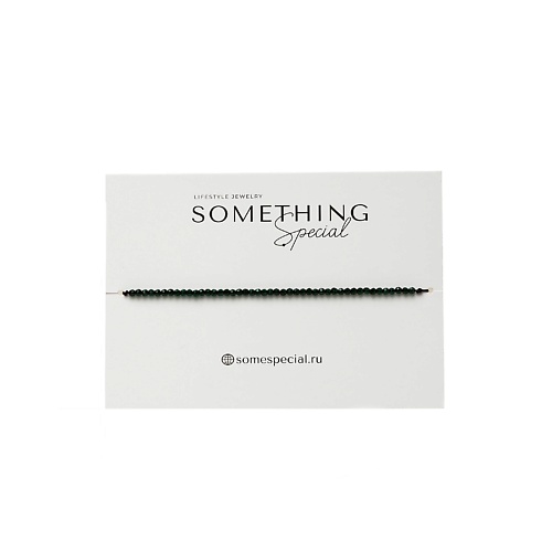 SOMETHING SPECIAL LIFESTYLE JEWELRY Браслет с зеленой шпинелью long