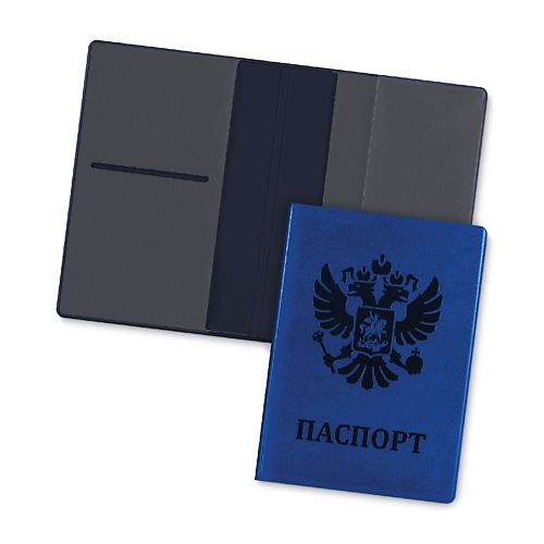 FLEXPOCKET Обложка для паспорта с прозрачными карманами для документов flexpocket карман для пропуска или бейджа вертикальный с рулеткой