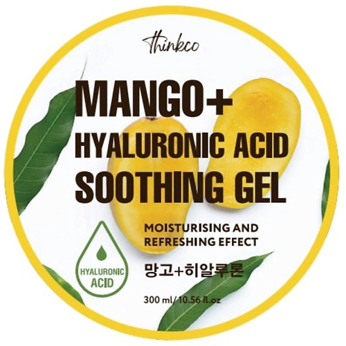 THINKCO Гель универсальный для лица и тела с экстрактом манго и гиалуроновой кислотой, MANGO 300.0