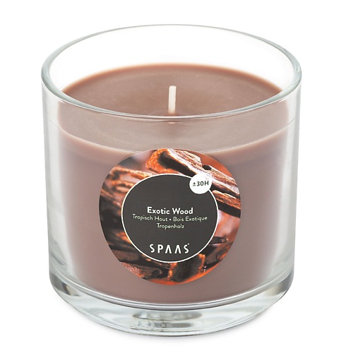 SPAAS Свеча ароматическая Экзотическое дерево 1 spaas свеча пыльная роза в стакане неароматизированная 1