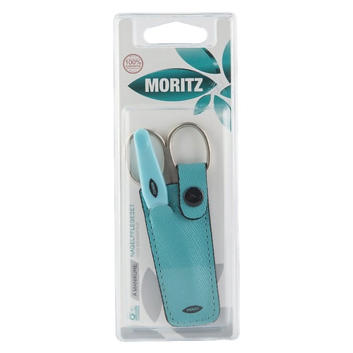 MORITZ Набор аксессуаров для маникюра (ножницы, пилка металлическая) moritz пилка шлифовальная для педикюра двусторонняя керамическая