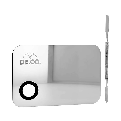 DECO. Палитра для смешивания косметики со шпателем deco зеркало для макияжа настольное с подставкой для косметики