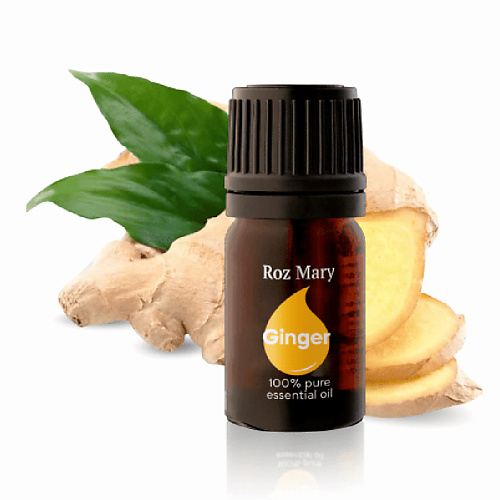 Масло для тела ROZ MARY Эфирное масло Имбирь 100% натуральное цена и фото