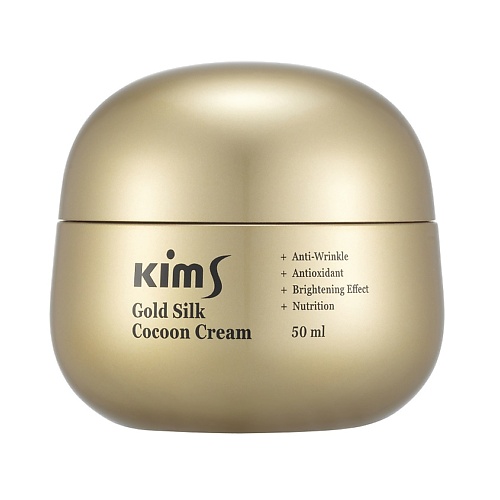 KIMS Крем антивозрастной для лица с протеинами кокона шелкопряда Gold Silk Cocoon Cream 50 антивозрастной крем для лица с плацентой placenta age defenсe cream