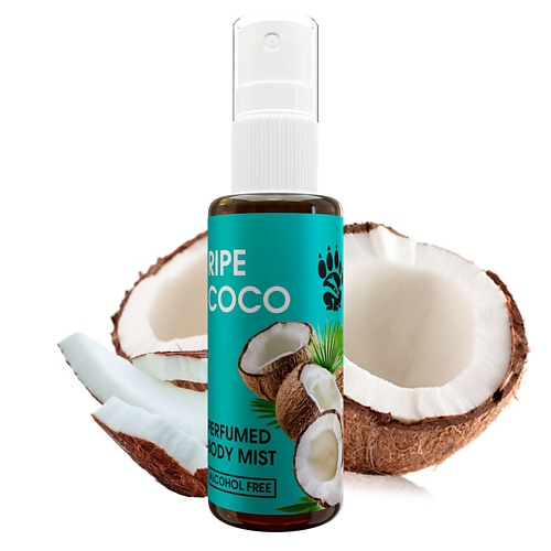 фото Спаси барсука парфюмированный увлажняющий спрей-мист для волос и тела кокос