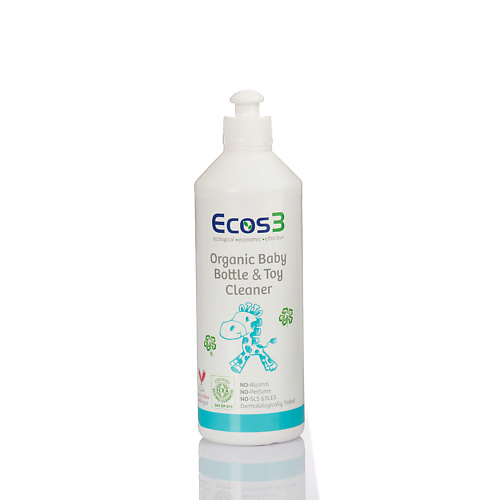 ECOS3 Моющее средство для детских бутылочек и игрушек 500 набор резиновых игрушек пекарня