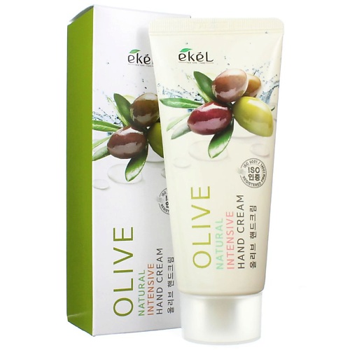 EKEL Крем для рук смягчающий с Оливой Natural Intensive Hand Cream Olive 100 солнцезащитный крем ekel с улиточным муцином spf 50 pa 70 мл