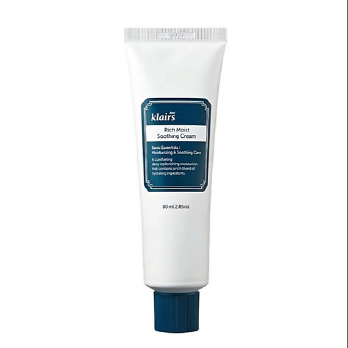 DEAR, KLAIRS Базовый крем Rich Moist Soothing Cream 80 линза контактная acuvue 1 day moist bc 8 5 1 75 30 шт