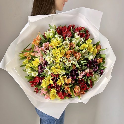 ЛЭТУАЛЬ FLOWERS Букет из Альстромерии 55 шт. лэтуаль flowers композиция из мыла тиффани