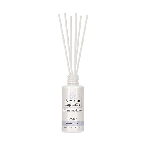 AROMA REPUBLIC Ароматический диффузор, № 42 White lilac 30 dom aroma ароматический диффузор бамбуковый лес 150