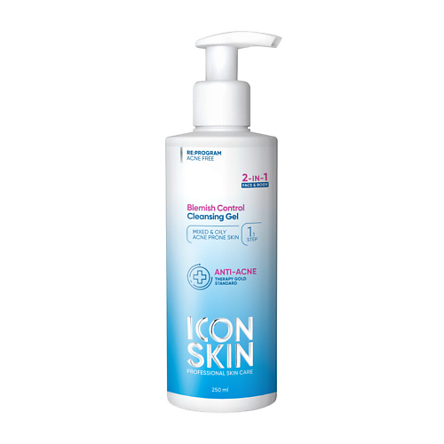 ICON SKIN Очищающий гель для лица и тела BLEMISH CONTROL 250.0 likato professional молочко эликсир для тела soft skin 250 мл