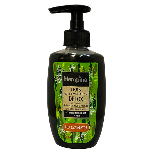 фото Hempina гель для умывания "detox" на основе конопляного масла для всех типов кожи